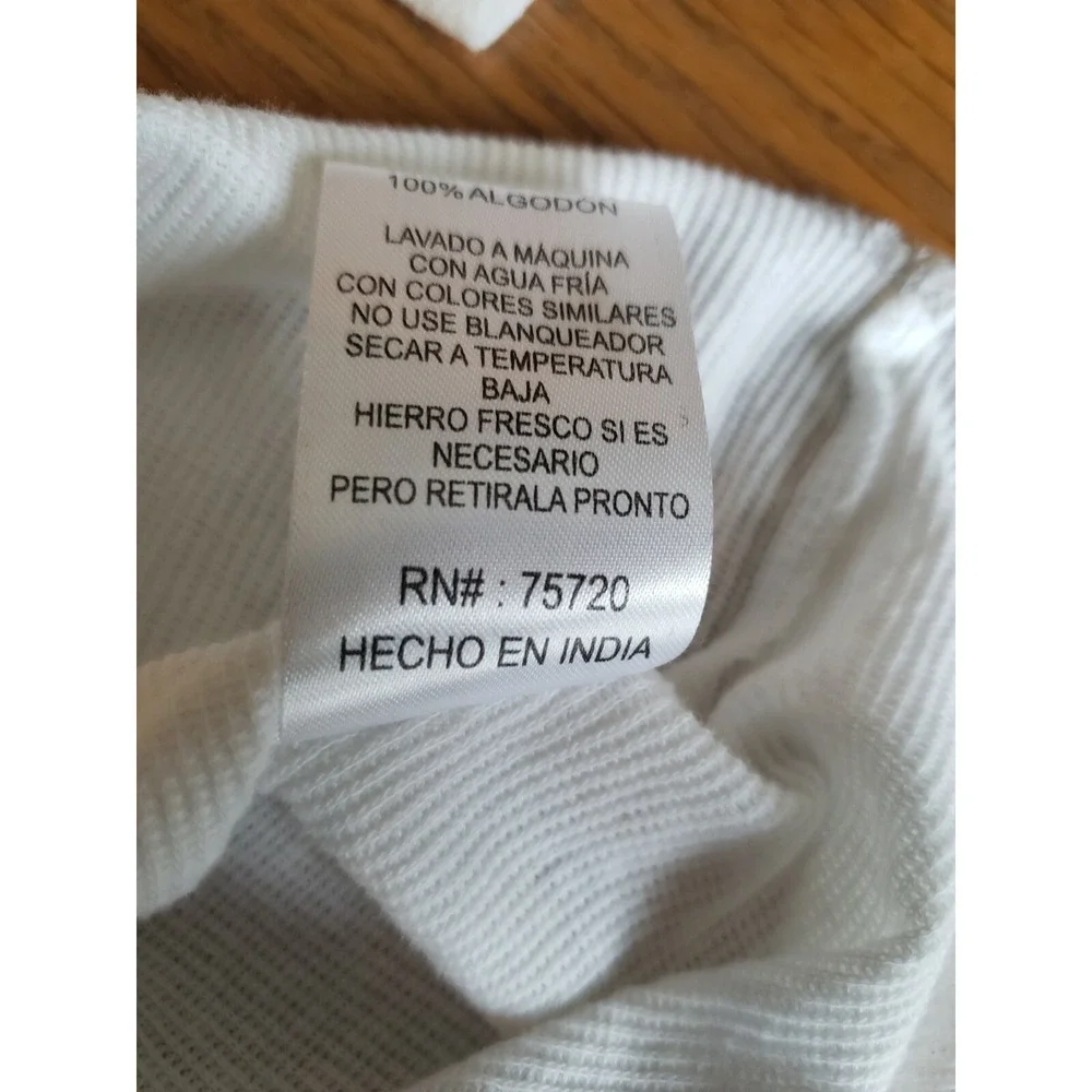 Reclaim (Buckle) Long Sleeve Cotton Lightweight Shirt Mens‎ Sz L White NWOT